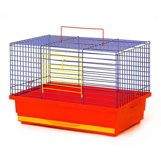 Клетка Кролик Мини для морских свинок, кроликов и животных средних размеров цинковая (47 х 30 х 30 см), Лори Киев