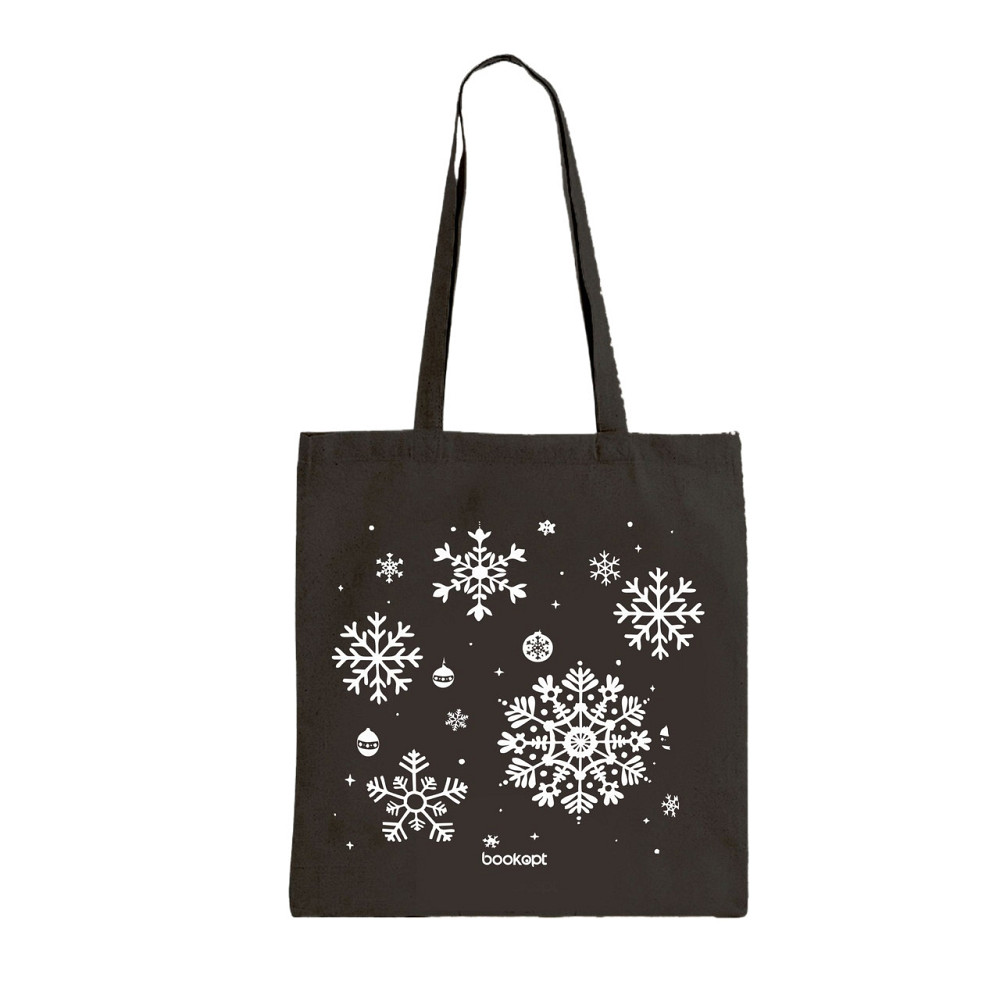 Екошопер BookOpt BK4041 Сніжинки чорний Киев - изображение 1