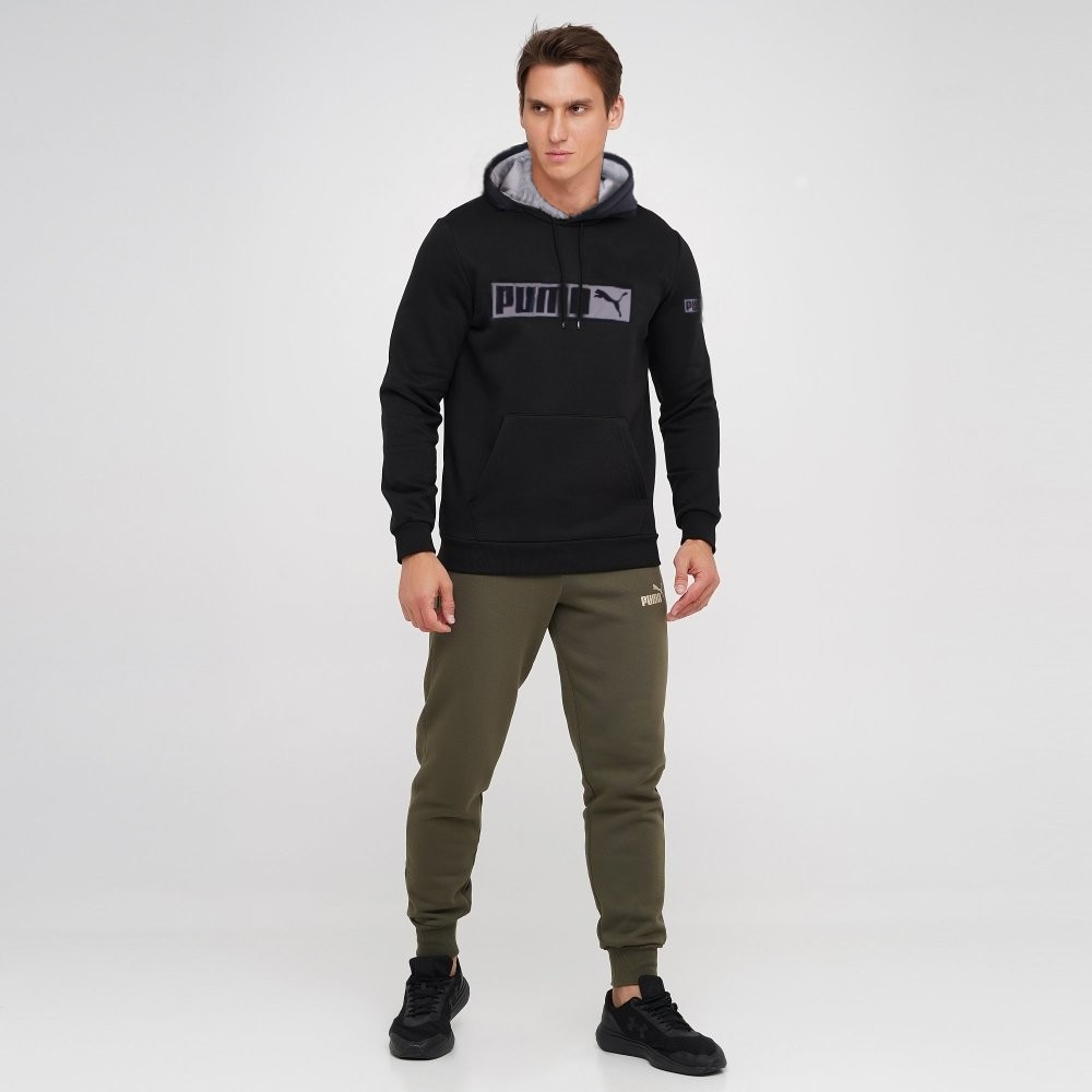 Мужская батальная зимняя толстовка PUMA  ESSENTIALS+ FLEECE MEN'S HOODIE 56 Киев - изображение 1