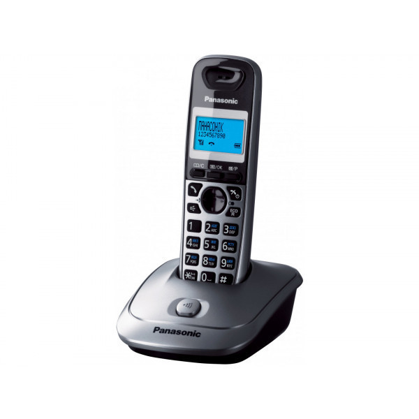 Телефон DECT Panasonic KX-TG2511UAM металік (KX-TG2511UAM) Київ - фото 1