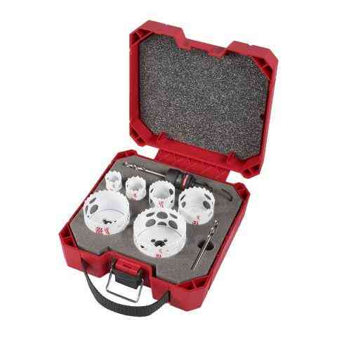 Набор коронок коронок Bi-Metal HOLE DOZER QUIK-LOK MILWAUKEE, (диаметры 25/32/40/54/68/76мм) (6шт), пластиковый кейс Одесса