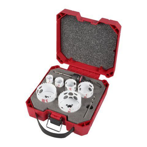 Набор коронок коронок Bi-Metal HOLE DOZER QUIK-LOK MILWAUKEE, (диаметры 25/32/40/54/68/76мм) (6шт), пластиковый кейс Одесса - изображение 1