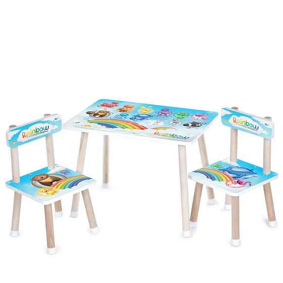 Дитячий Столик M 501-2 стільниця 60 х 40 см, 2 стільчики Вінниця