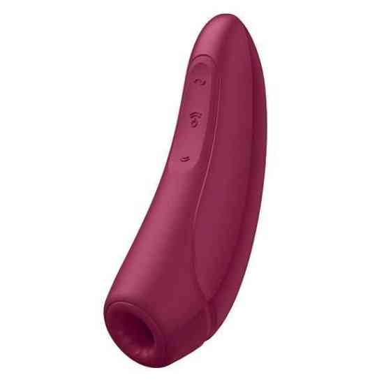 Вакуумный стимулятор клитора для женщин Satisfyer Curvy 1+, бордовый Sex Aura Киев