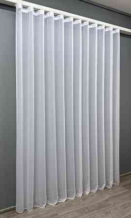 Тюль VR-Textil Вуаль 1547т Шифон однотонный Белый 250х250 см (43-302) Киев