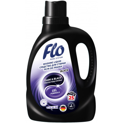 Гель для стирки Flo Black 1 л (5900948241358) Винница - изображение 1