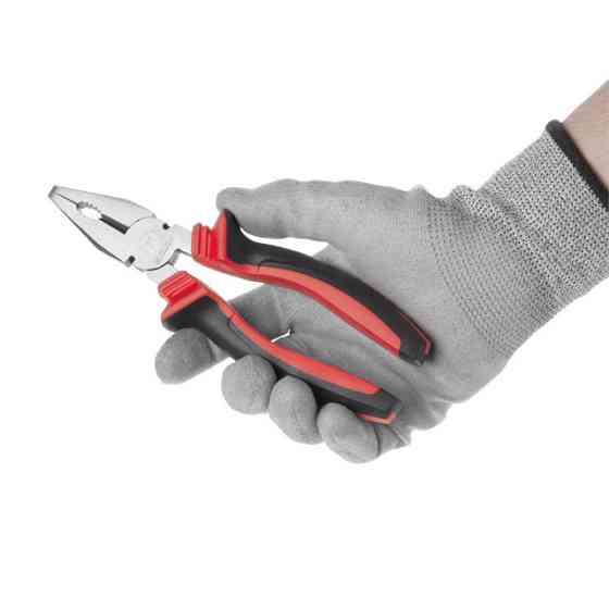 Плоскогубці 180 мм, 40CrV, фосфатовані, поліровані, STORM INTERTOOL NT-0118 Київ