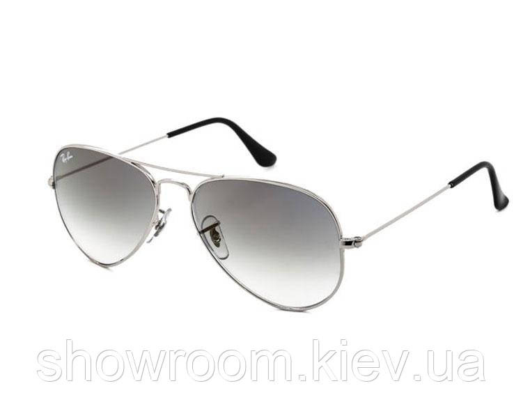 Чоловічі сонцезахисні окуляри Ray Ban aviator 3026 (003/32) Lux Київ - фото 1