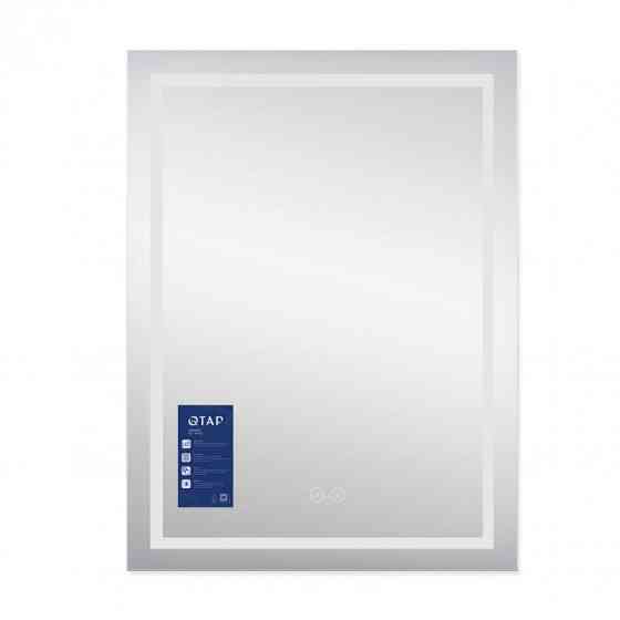 Дзеркало прямокутне сенсорне для ванни Qtap Mideya (MI3) 600х800 з LED-підсвіткою Touch, з антизапотіванням Харків