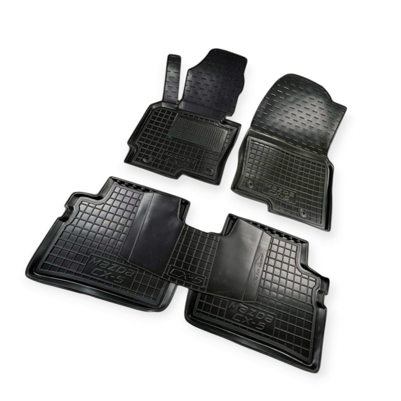 Килимки Mazda CX-5 (2012-2017) борт 2,5 см, з перемичкою салону Мукачево - фото 1