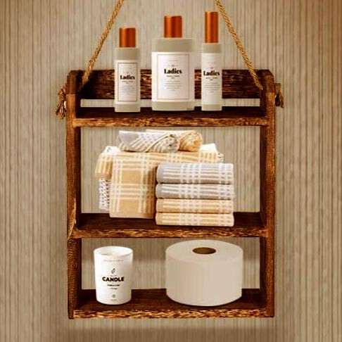 Полиця для ванної "Хафельберг" латте Миколаїв - фото 1