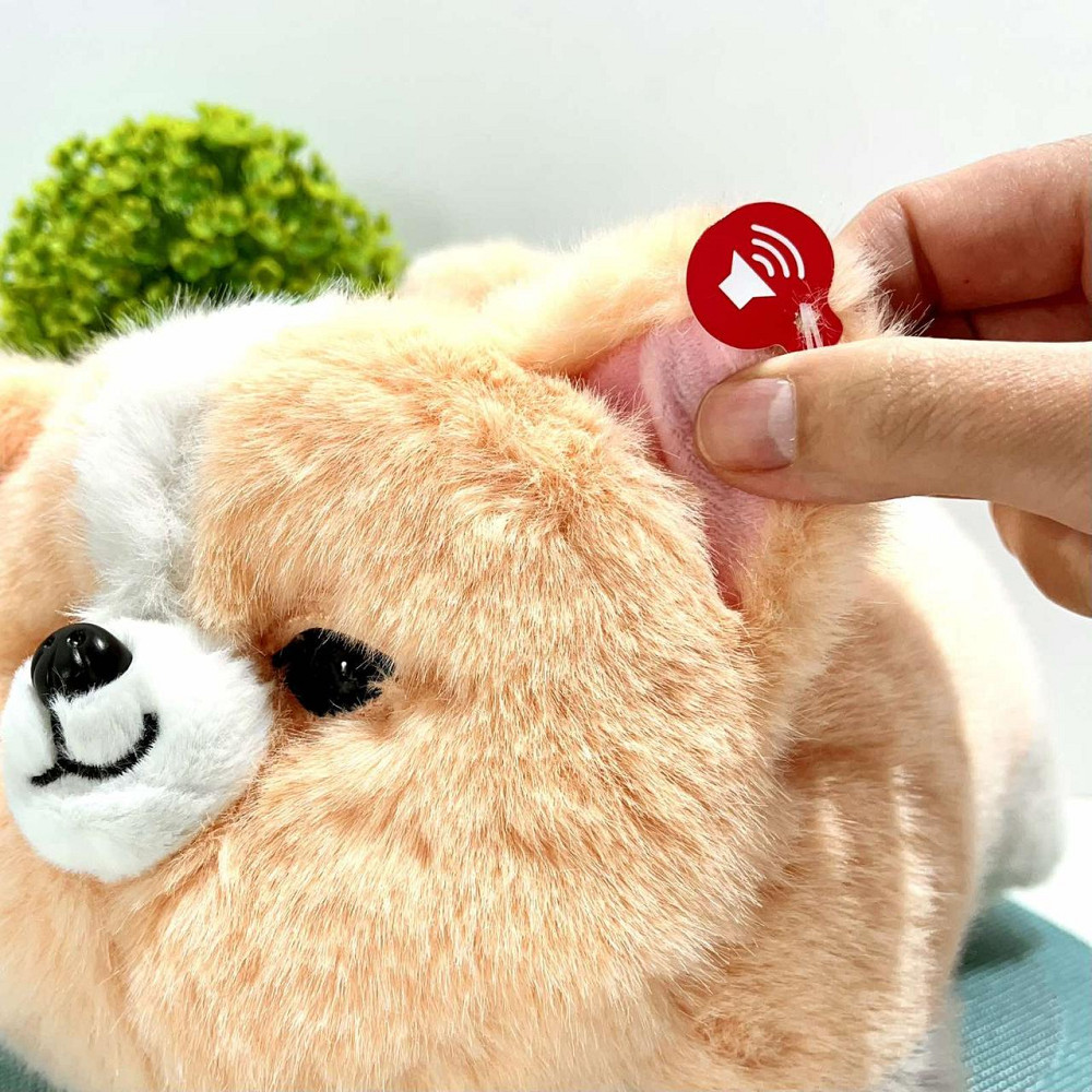 Собачка інтерактивна рухає хвостом моргає очима запис голосу Рожевий (M 17049) Чернигов - изображение 8