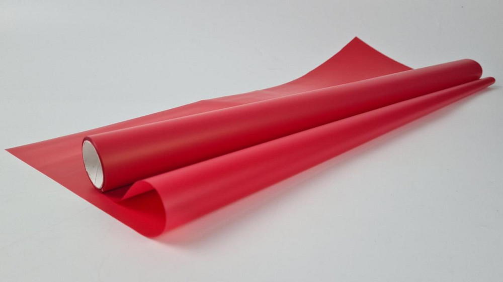 Калька для квітів рулон 8 м тонований матовий (77) (h660) No815 червоний (1 шт.) Харків - фото 1