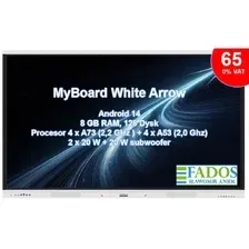 Интерактивная доска Monitor interaktywny myBoard White Arrow 65″ 4K UHD | Android 14 | Audio 60 W | EDU 0% VAT | Cyfrowy Uczeń Киев