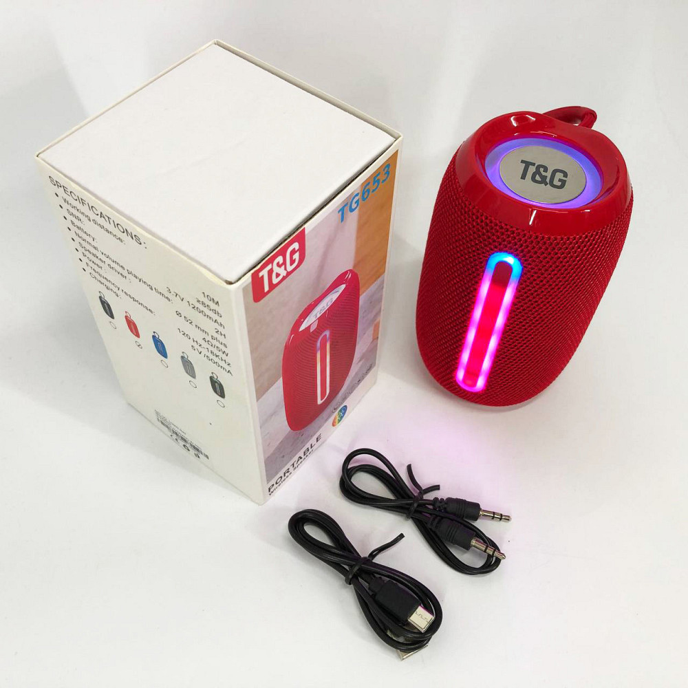 Bluetooth колонка з usb-портом TG653, Bluetooth колонка з динамічним підсвічуванням SF-18 Львів - фото 12