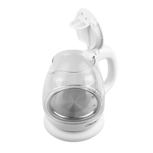Електрочайник 1,0л 1100W скло (диск) білий MR-055-WHITE Maestro Житомир