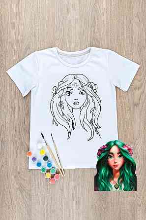 Футболка-раскраска детская 