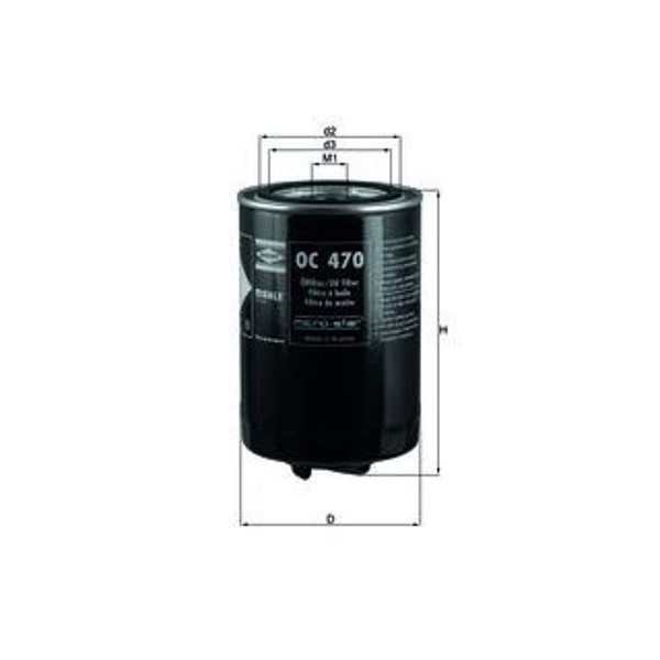 Оливний фільтр Mahle OC470 Audi Rover Seat Volvo VW Харків - фото 1