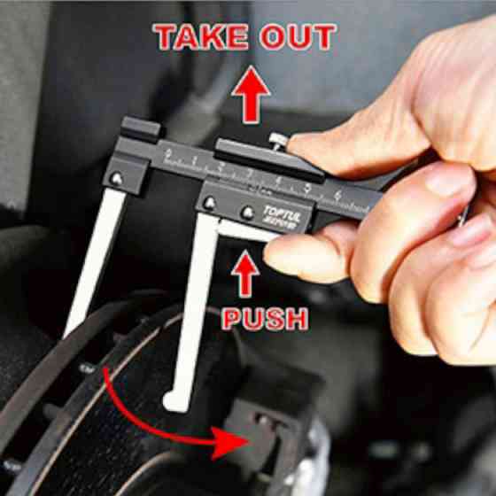 Штангенциркуль для тормозных дисков и глубины протектора шин 0-60мм Мукачево