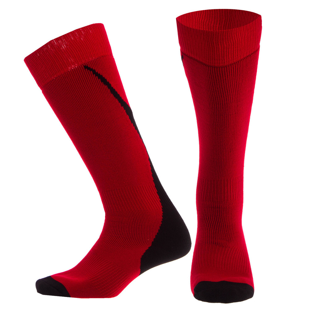 Гетры футбольные взрослые KS-04 L Вишнёвое - изображение 3