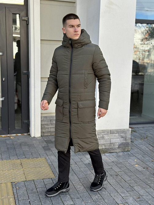 Куртка зимова чоловіча хакі Pobedov Tank 2XL Київ - фото 5