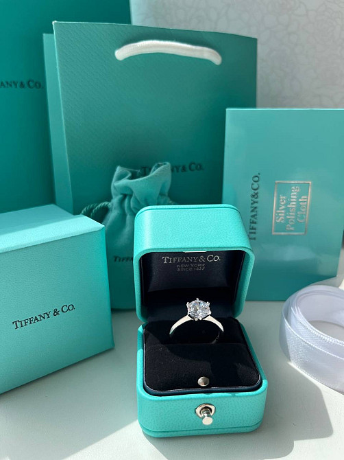 Tiffany / Тіффані подарункове паковання під кільце — коробочка, зовнішня коробочка, пакет, мішечок, протирка для срібла Одеса - фото 7