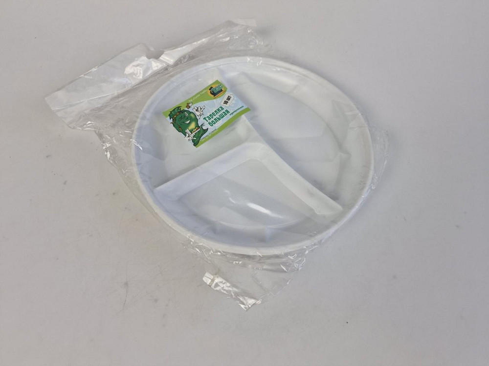 Тарілка велика 3 секції (10шт) ТМ "Супер торба" Харків - фото 2