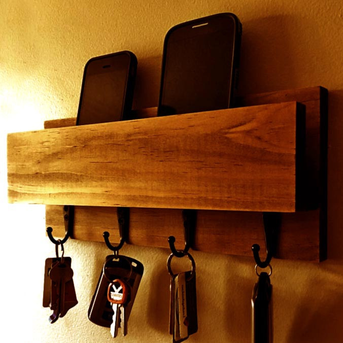 Ключниця дерев'яна "Пена" латте Миколаїв - фото 1