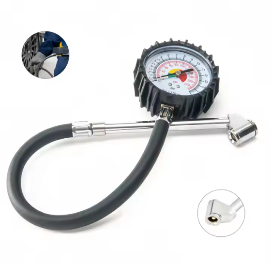 Насос для накачування коліс з манометром 0-220 PSI Київ