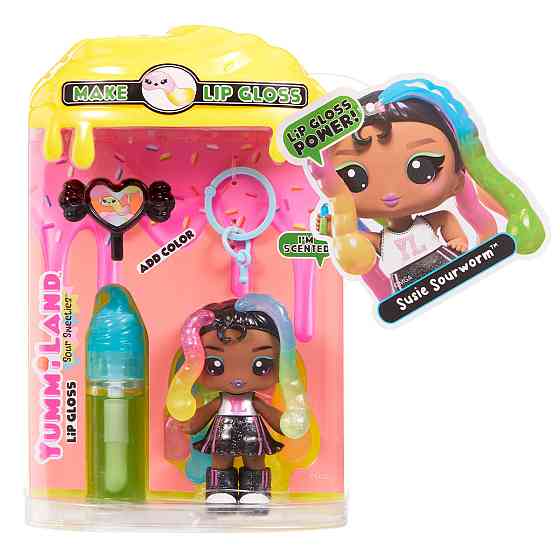 Ігровий набір з лялькою та блиском для губ Yummiland SS – С'юзі Сауервормс Дніпро