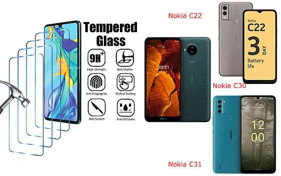 Защитное стекло ArmorGlass для Nokia C22, Nokia C30, Nokia C31 – устойчивое к царапинам и ударам Киев