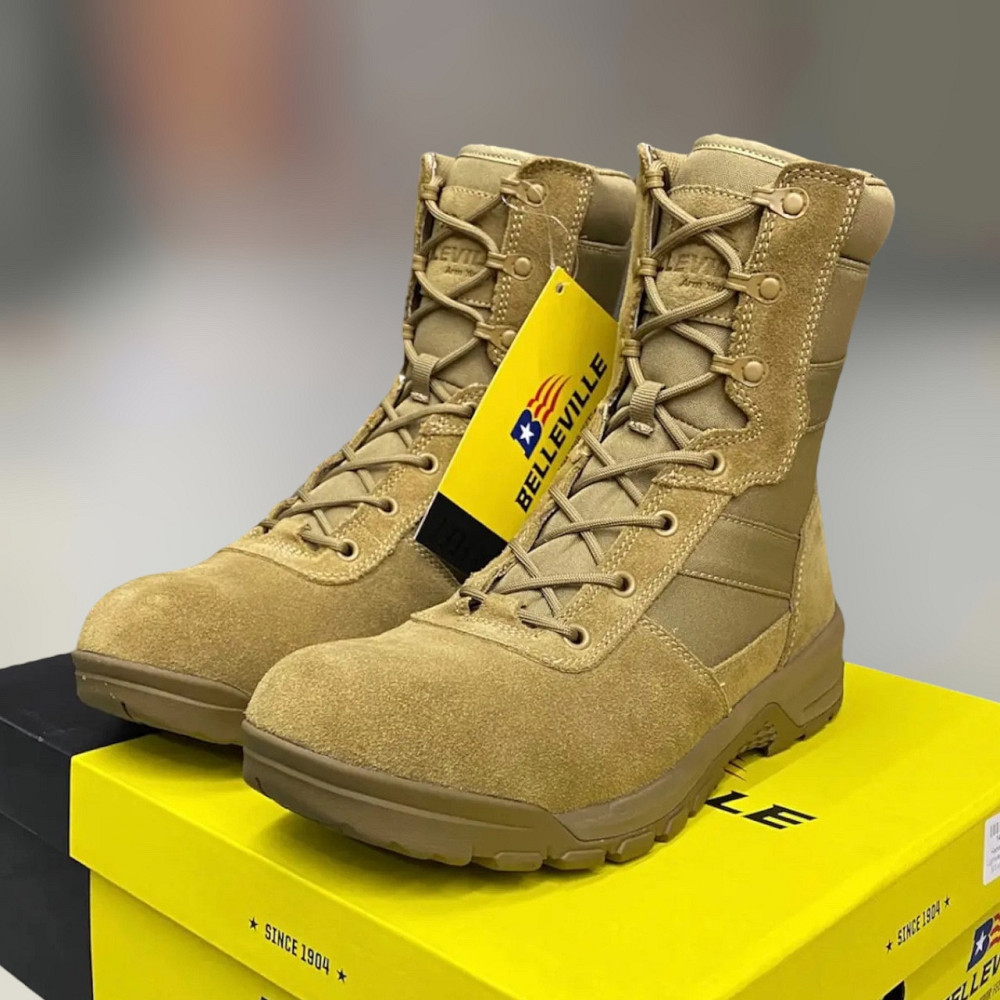 Берці Belleville Spear Point Lightweight Hot Weather, розмір 10/43, колір Койот, весна-лето, стандарт армії США (BV518) Київ - фото 1