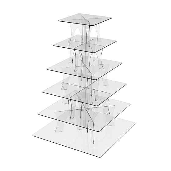 Подставка EKOSTAR под торты и для кенди бара на 6 ярусов Киев