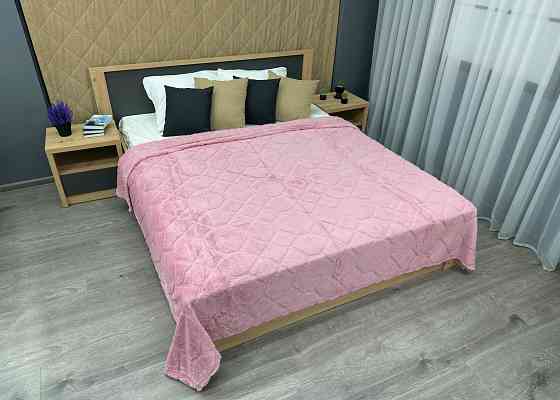 Плед-покривало Ромб 200х230 см (+-5см) Рожевий (87-256) Київ