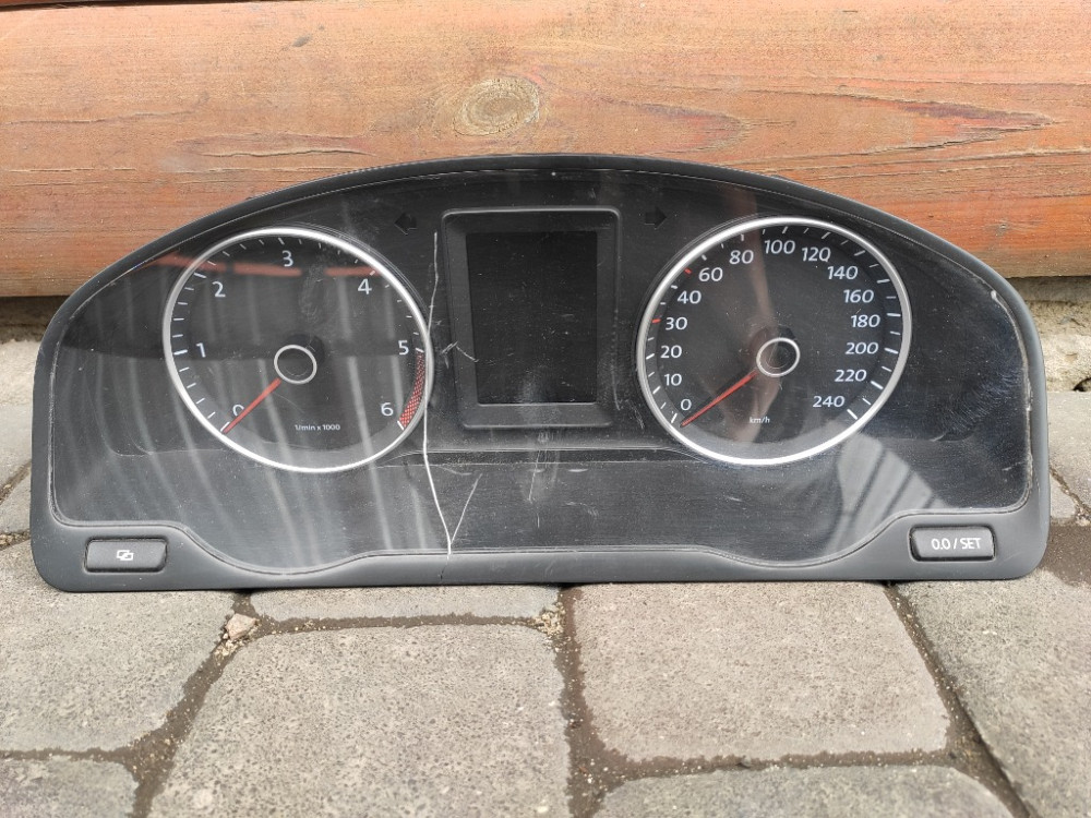 Панель приладів (спідометр) VW T5 2.5 tdi 2010-2015 (7E0920860E) Ковель - фото 2