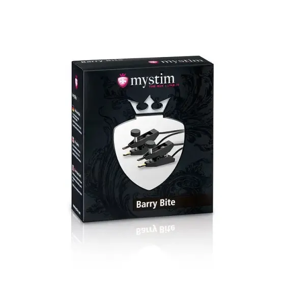 Затискачі для сосків Mystim Barry Bite для електростимуляції, з гвинтовим регулюванням Львів