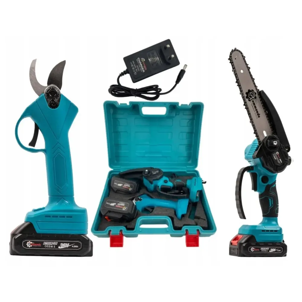 Набор пыли и секатора на аккумуляторе Commando 36 В 4 А. г,Секатор с пилой в кейсе 4500 об мин Львов - изображение 6