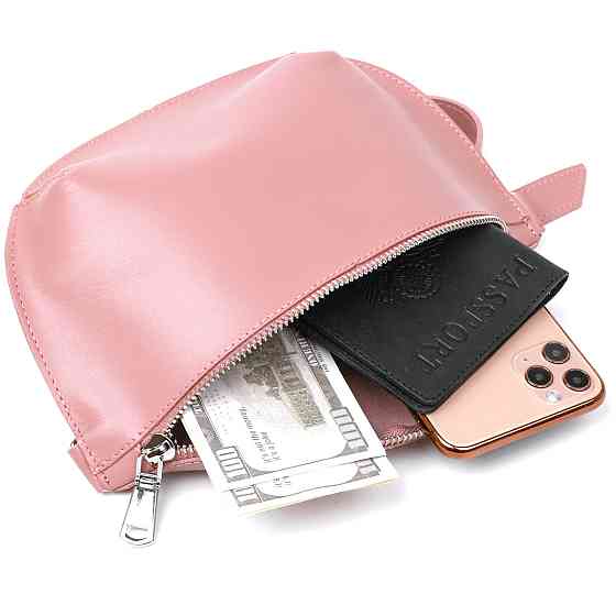 Практична жіноча бананка Shvigel 16385 Рожевий Київ