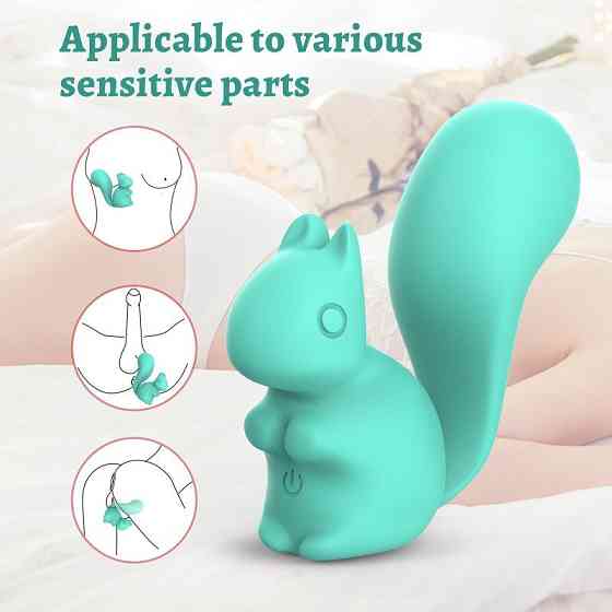 Мини-вибратор клиторальный Every Night Toys Debbie в форме белочки белый, 10 режимов вибрации Sex Aura Киев