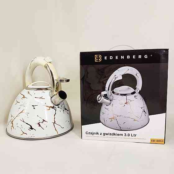 Чайник 3 л со свистком Edenberg EB-8864 3Л, Чайник для приготовления чая со свистком BV-23 Львов