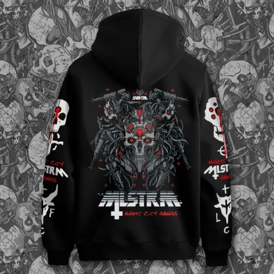 Худи мужское с принтом Cyberpunk 2077Maelstrom Размер 50 Anime1240 Днепр