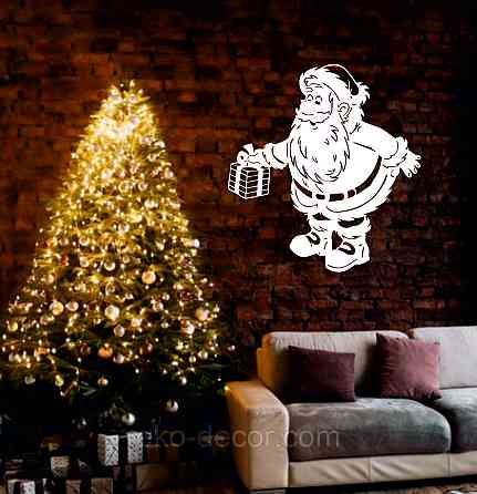 Декоративне настінне Панно «Дід Мороз», Декор на стену Київ