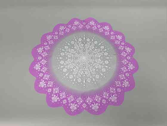 Серветка для квітів діаметром 40 см з рис, 100 шт No 332 (3) (100 шт.) Харків