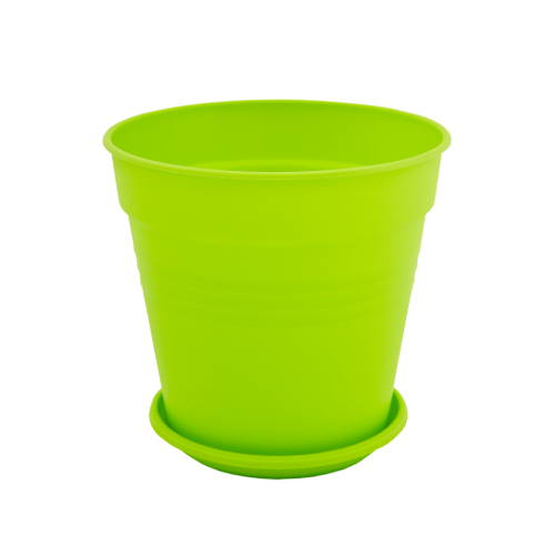 Вазон Глорія з підставкою 11*10,2см світло-зелений Алеана Житомир - фото 1