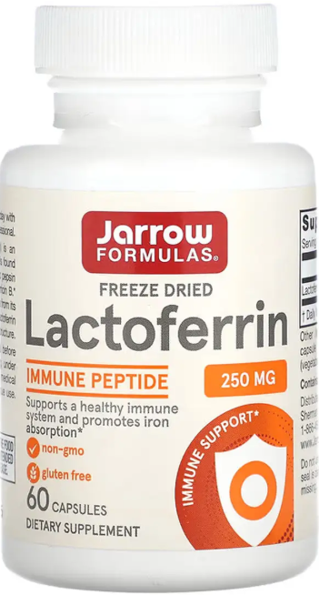 Лактоферин Jarrow Formulas Lactoferrin 250mg 60 вег капс Київ - фото 1