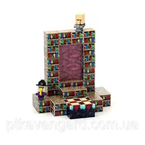 Конструктор магнітний майнкрафт 28 магнітних блока книжковий портал Dream World LZCK 035 Хмельницький