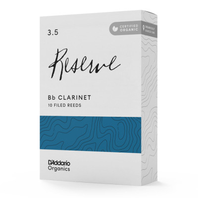 Тростина для кларнета D'Addario Organic Reserve Bb Clarinet #3.5 - 10 Pack (ODCR1035) Вінниця - фото 1