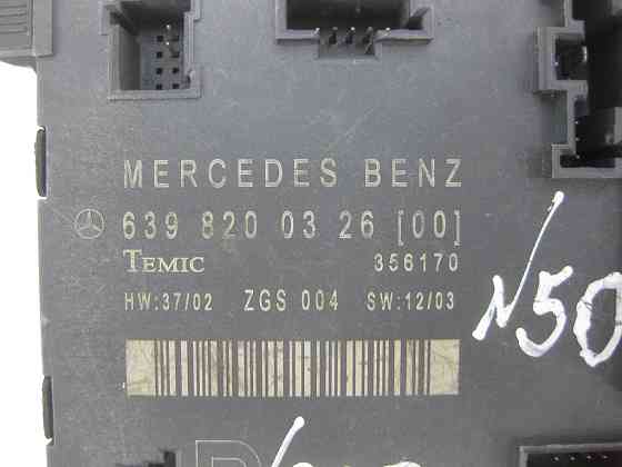 Mercedes-Benz  A6398200326 Блок керування передніх правих дверей V-class W639 W636 Одеса