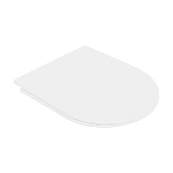 Сидіння для унітаза Qtap Presto з мікроліфтом Slim QT26991217AW Київ
