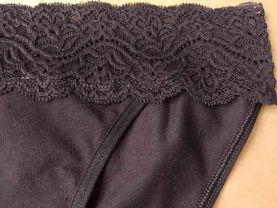 Женские трусики кружевные Lans Танго (2шт в уп) Lans 26/030 XL, Черный Киев